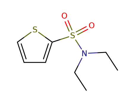 Molecular Structure of 41895-11-8 (2-Thiophenesulfonamide, N,N-diethyl-)