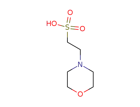Molecular Structure of 4432-31-9 (4-Morpholineethanesulfonic acid)