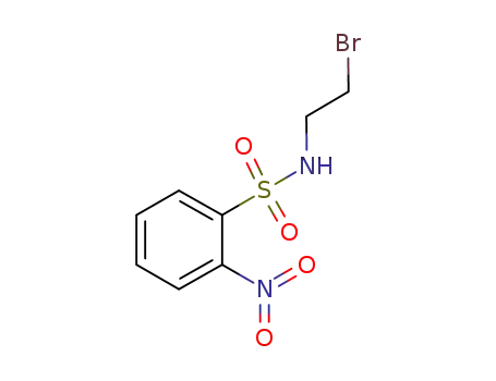 Molecular Structure of 120358-32-9 (Benzenesulfonamide, N-(2-bromoethyl)-2-nitro-)