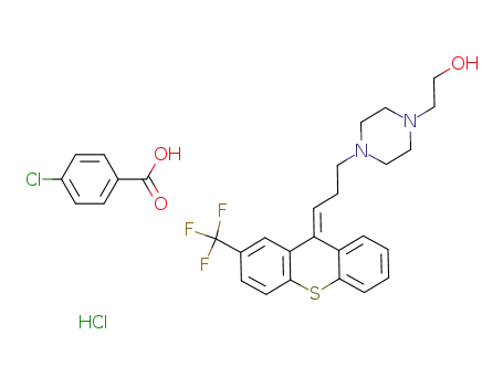 (E)-flupentixol p-chlorobenzoate hydrochloride