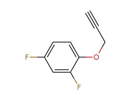 Molecular Structure of 672946-37-1 (Benzene, 2,4-difluoro-1-(2-propynyloxy)-)