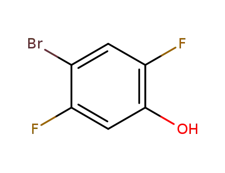 Molecular Structure of 486424-36-6 (4-BROMO-2,5-DIFLUOROPHENOL)