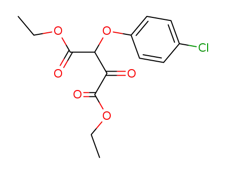 Molecular Structure of 93906-72-0 (Butanedioic acid, (4-chlorophenoxy)oxo-, diethyl ester)