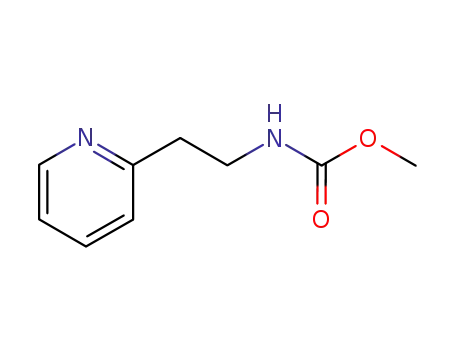 Carbamic  acid,  [2-(2-pyridyl)ethyl]-,  Me  ester  (4CI)