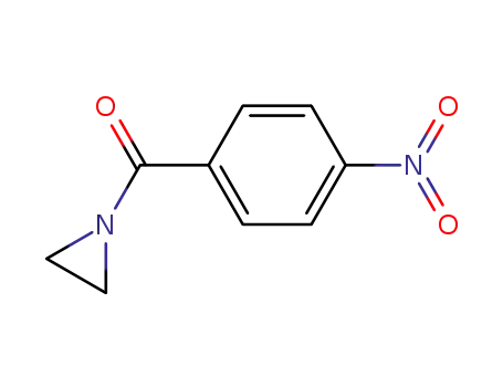 Molecular Structure of 19614-29-0 (1-(p-Nitrobenzoyl)aziridine)