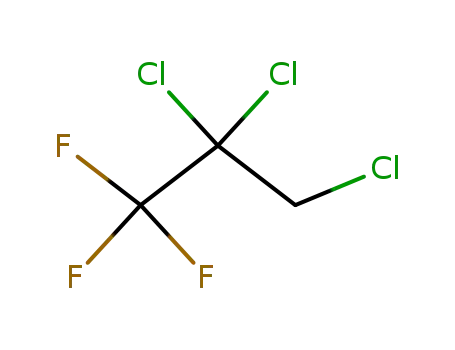 Molecular Structure of 7125-83-9 (1,2,2-TRICHLORO-3,3,3-TRIFLUOROPROPANE)