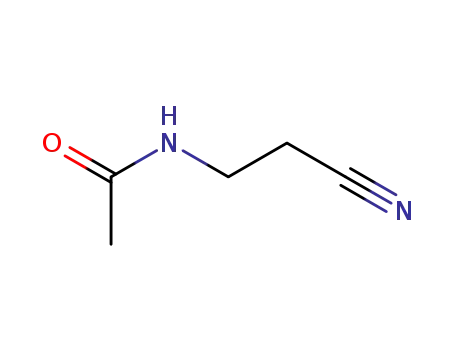 Molecular Structure of 1119-50-2 (Acetamide, N-(2-cyanoethyl)-)