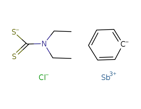 phenylantimony chloride diethyldithiocarbamate