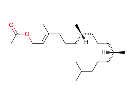 Molecular Structure of 10236-16-5 (3,7,11,15-TETRAMETHYL-2-HEXADECENYL ACETATE)