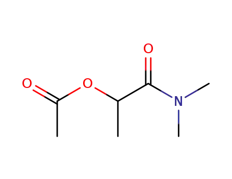 Molecular Structure of 6280-18-8 (1-(dimethylamino)-1-oxopropan-2-yl acetate)