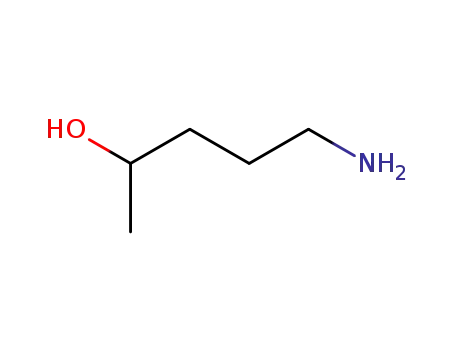Molecular Structure of 81693-62-1 (2-Pentanol, 5-amino-)