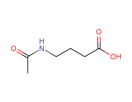 Molecular Structure of 3025-96-5 (4-ACETAMIDOBUTYRIC ACID)