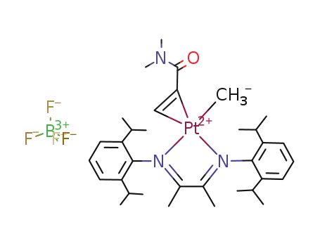 [PtMe(diacetyl bis(di-i-propylphenylimine))(η(2)-CH2=CHCONMe2)]BF4