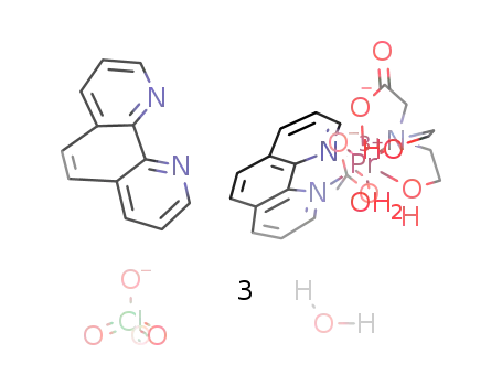 [Pr(O2CCH3)(bicine)(1,10-phenanthroline)(H2O)](ClO4)*1,10-phenanthroline*3H2O