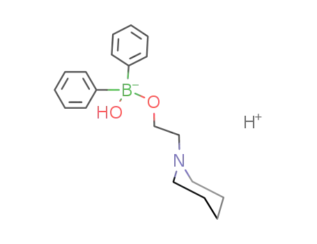 diphenylhydroxo[2-(1-piperidinium)ethoxy]borate