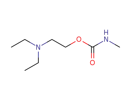 methyl-carbamic acid-(2-diethylamino-ethyl ester)