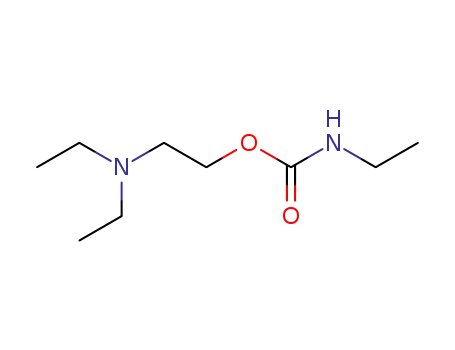Carbamic acid, ethyl-,2-(diethylamino)ethyl ester (6CI,8CI) cas  18515-57-6