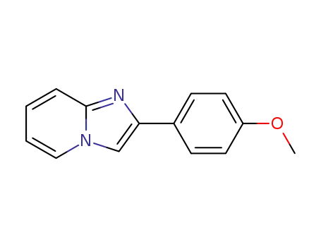 Molecular Structure of 31562-99-9 (4-IMIDAZO[1,2-A]PYRIDIN-2-YLPHENYL METHYL ETHER)