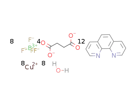 [Cu8(succinato)4(1,10-phenanthroline)12](BF4)8*8H2O