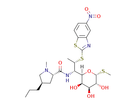 7(S)-7-deoxy-7-(5-nitrobenzo[d]thiazol-2-ylthio)lincomycin