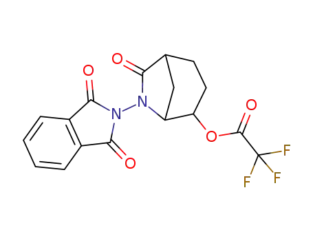 6-(1,3-dioxoisoindolin-2-yl)-7-oxo-6-azabicyclo[3.2.1]octan-4-yl trifluoroacetate