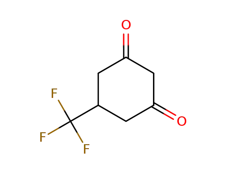 Molecular Structure of 124612-15-3 (5-(Trifluoromethyl)cyclohexane-1,3-dione)