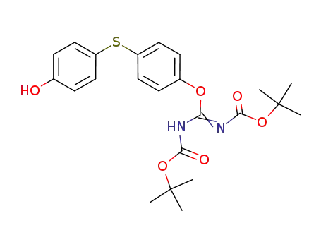1,3-di(tert-butoxycarbonyl)-2-[4-(4-hydroxyphenylsulfanyl)phenyl]isourea