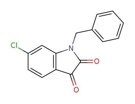 1-benzyl-6-chloroindolin-2,3-dione