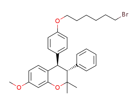 4-[4-(6-bromohexyloxy)phenyl]-7-methoxy-2,2-dimethyl-3-phenylchroman