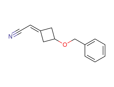 2-(3-(benzyloxy)cyclobutylidene)acetonitrile
