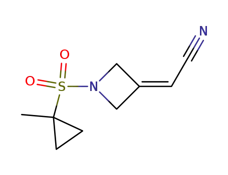 2-(1-((1-methylcyclopropyl)sulfonyl)azetidin-3-ylidene)acetonitrile