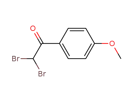 Molecular Structure of 13664-92-1 (Ethanone, 2,2-dibromo-1-(4-methoxyphenyl)-)