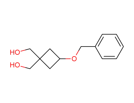 Molecular Structure of 20061-24-9 (1,1-Cyclobutanedimethanol, 3-(phenylmethoxy)-)
