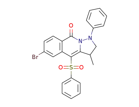 4-benzenesulfonyl-6-bromo-3-methyl-1-phenyl-2,3-dihydro-1H-pyrazolo[1,5-b]isoquinolin-9-one