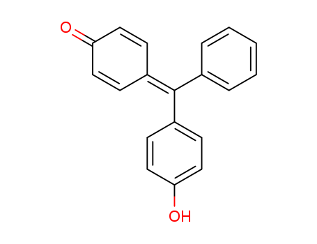 2,5-Cyclohexadien-1-one,4-[(4-hydroxyphenyl)phenylmethylene]- cas  569-60-8