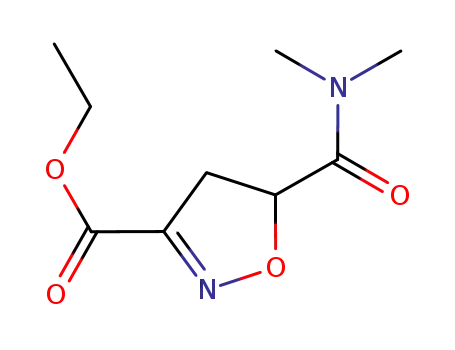 ethyl 5-[(dimethylamino)carbonyl]-4,5-dihydro-isoxazole-3-carboxylate