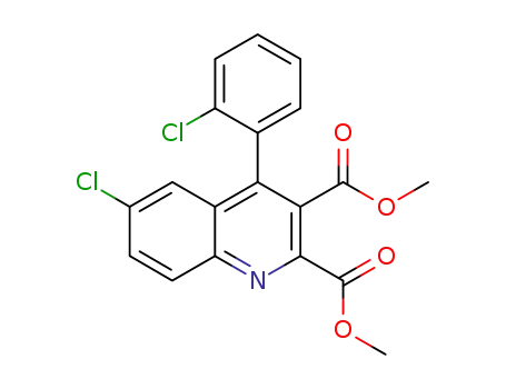 dimethyl 4-(2-chlorophenyl)-6-chloroquinoline-2,3-dicarboxylate