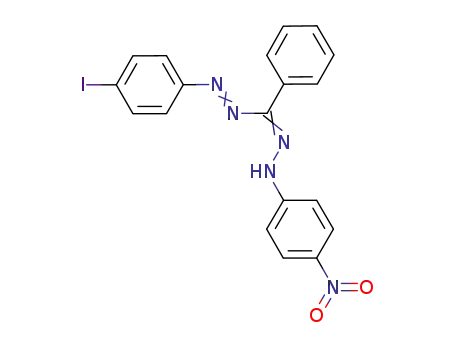 Methanone,[2-(4-iodophenyl)diazenyl]phenyl-, 2-(4-nitrophenyl)hydrazone                                                                                                                                 