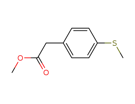 Molecular Structure of 70290-37-8 (2-(4-(Methylthio)phenyl)acetic acid)