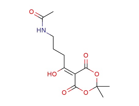 N-(4-(2,2-dimethyl-4,6-dioxo-1,3-dioxan-5-ylidene)-4-hydroxybutyl)acetamide