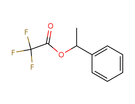 Molecular Structure of 1524-12-5 (Acetic acid, trifluoro-, 1-phenylethyl ester)