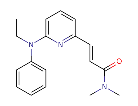 (E)-3-(6-(ethyl(phenyl)amino)pyridin-2-yl)-N,N-dimethylacrylamide
