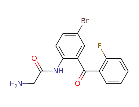 Acetamide, 2-amino-N-[4-bromo-2-(2-fluorobenzoyl)phenyl]-