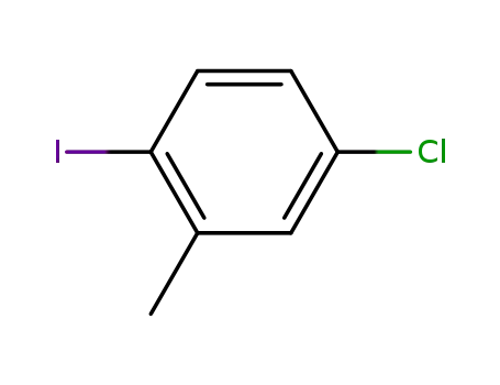 Molecular Structure of 23399-70-4 (5-Chloro-2-iodotoluene)