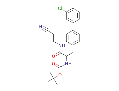 (S)-tert-butyl 3-(3'-chlorobiphenyl-4-yl)-1-(2-cyanoethylamino)-1-oxopropan-2-ylcarbamate