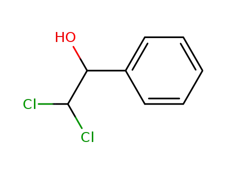 Molecular Structure of 2612-36-4 (Benzenemethanol, a-(dichloromethyl)-)
