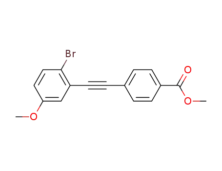 methyl 4-[(2-bromo-5-methoxyphenyl)ethynyl]benzoate