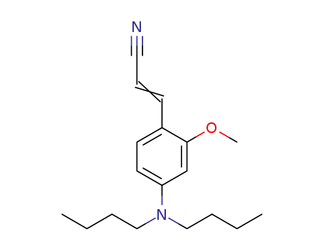 3-(4-dibutylamino-2-methoxyphenyl)acrylonitrile