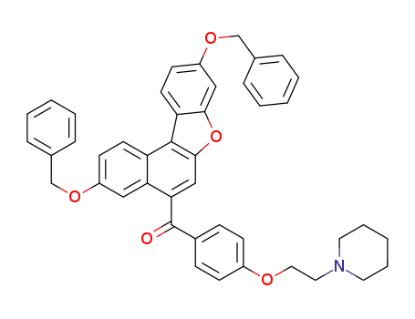 (3,9-dihydroxybenzo[b]naphtho[1,2-d]furan-5-yl)(4-[2-(piperidin-1-yl)ethoxy]phenyl)methanone