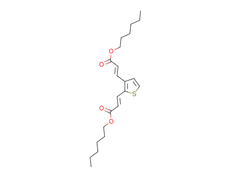 dihexyl (2E,2'E)-3,3'-(thiophene-2,3-diyl)diacrylate